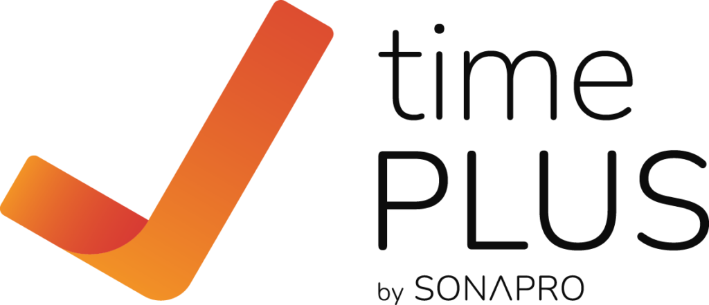 Schwarzes timePLUS Logo
